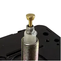 Gold Euroshaft Quartz Centre Button (4mm)