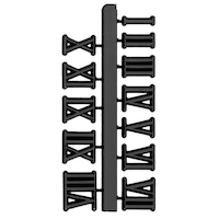 Black Roman Numerals 12mm  image