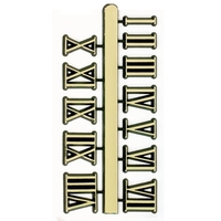 15mm Gold Roman Numerals image