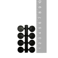 12mm Black Numeral Dots (Set Of 8)