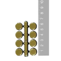 15mm Gold Numeral Dots (Set Of 8)