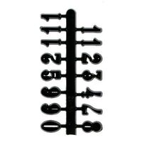 Black Arabic Numerals 25mm  image