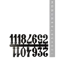 25mm Black Arabic Numerals