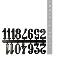 30mm Black Arabic Numerals