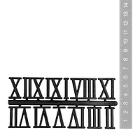 25mm Black Roman Numerals