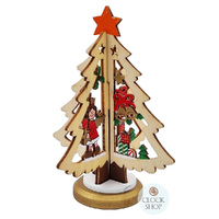 Tree Natural Wooden On Stand 14cm