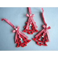 Tree Red Hanging 10cm