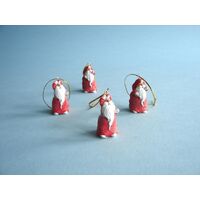 Santa Poly Hanging 6cm