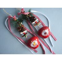 Red Christmas Bell Boy Or Girl 38cm
