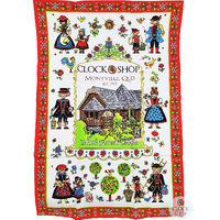 Clock Shop Montville Tea Towel