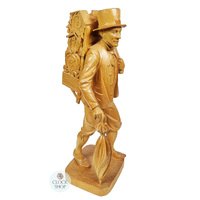 Hand Carved Clock Peddler image