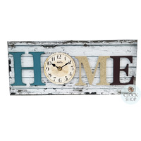 17cm Rustic HOME Wall Clock By AMS image