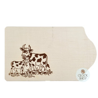 Wooden Chopping Board (Cows) image