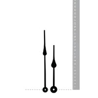 Black Spade High Torque Euroshaft Quartz Hands (180mm & 140mm) image