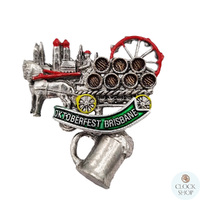 Oktoberfest Brisbane Hat Pin - Brewery Horse & Carriage