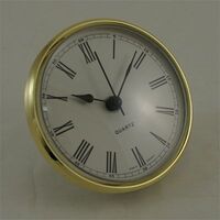 Round Roman Gold 85mm - Quartz Clock Movement image