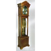 TRIPLE CHIME WALNUT GRANDMOTHER CLOCK - MADE IN AUSTRALIA