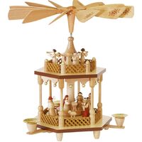 Pyramid - 32cm Natvity Two Tone