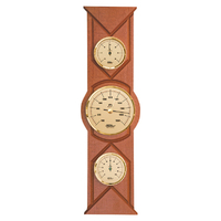 CHERRY CLASSIC BAROMETER/ THERMOMETER/HYGROMETER 44CM BY FISCHER