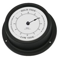 Black Maritime Tide Clock 12.5cm By Fisher