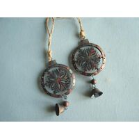 Snow Flake Antique Metal Hanging 10cm