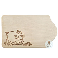 Wooden Chopping Board (Pig)