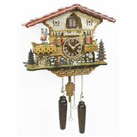 Chalet Acordian Player Platform Dancers - Trenkle - 4218 QMT HZZG