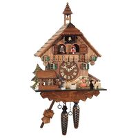 Chalet Kissing Couple With Dog and Water Wheel - Engstler - 4484 MT