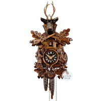 After The Hunt 1 Day Mechanical Carved Cuckoo Clock 33cm By ENGSTLER image