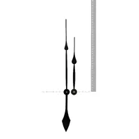 Black Spade High Torque Euroshaft Quartz Hands (303mm & 230mm)