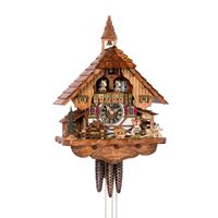 Chalet Kissing Couple & Water Wheel - Hones - 6233T