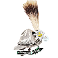 Oktoberfest Brisbane Hat Pin (Edelweiss & Gamsbart) image