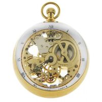 Skeleton Crystal Ball Desk Clock By CLASSIQUE