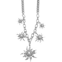 Bavarian - Necklace Edelweiss Pearl 50cm