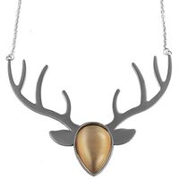 Bavarian - Necklace Deer Antler Beige