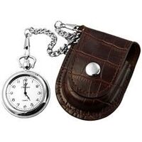 Pocket Watch - Brown Pouch