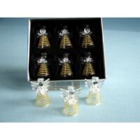 Angel Glass Bell Hanging Box of 6
