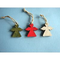 Angel Hanging Wooden 4 Set