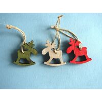 Reindeer Wood 4 Set 4cm
