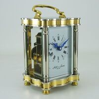 Carriage Clock - Gold Elegant French Two Tone