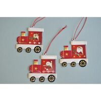 Train Red Metal 7cm