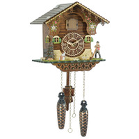 Chalet Alp Horn Man with Dog - Trenkle - 423 Q