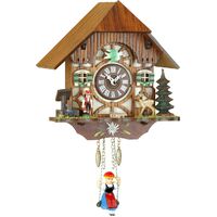 Chalet Deer & Lady with Bird Kuckulino - Trenkle - 2009 SQ