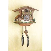 Chalet with Water Wheel and Deer - Trenkle - 424 Q
