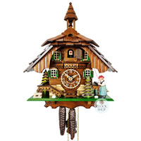 Bell Ringer 1 Day Mechanical Chalet Cuckoo Clock 31cm By ENGSTLER image