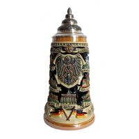 Deuthscland Pewter Eagle on Lid .5lt - King - 609/RUZ