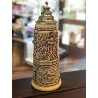2016 LIMITED EDITION BEER STEIN WITH PEWTER LID BY KING