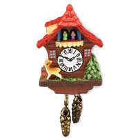 Miniature Cuckoo Clock Red Roof - RP - 1.394/5