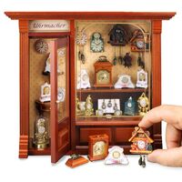 Miniature Picture Box Watchmaker Shop With Light - Rp - 1.797/6