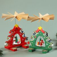 TREE WITH DECORATIONS PYRAMID 19CM